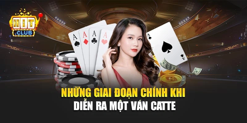 Những giai đoạn chính khi diễn ra một ván Catte